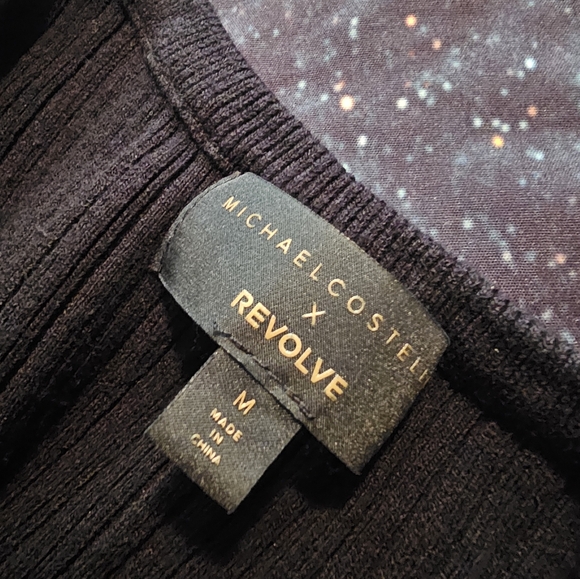 MICHAEL COSTELLO X REVOLVE Variegated Cut Out Ribbed Bodycon - Medium - Picture 5 of 5